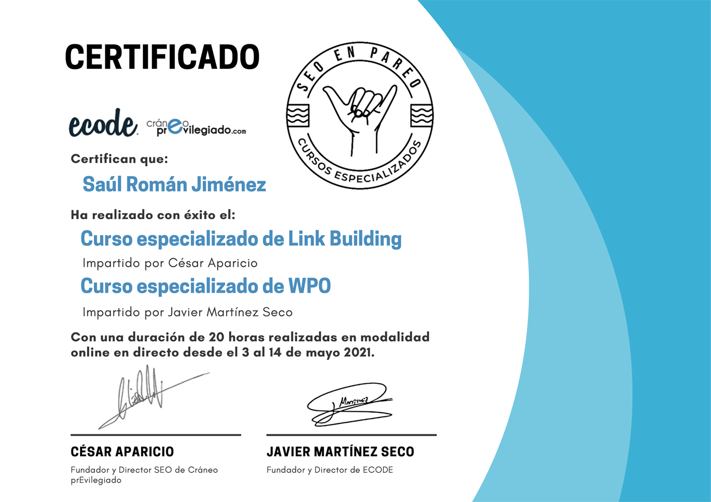 Curso de linkbuilding y WPO