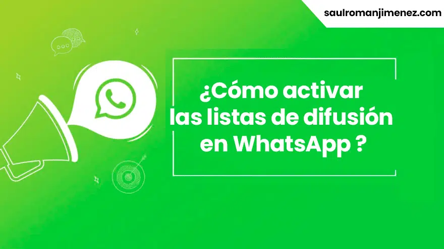 lista de difusión whatsapp no aparece