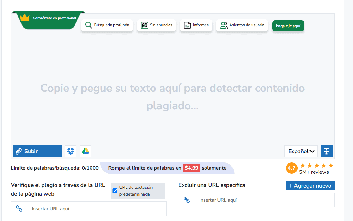 SmallSEOTools.com - detector de plagio