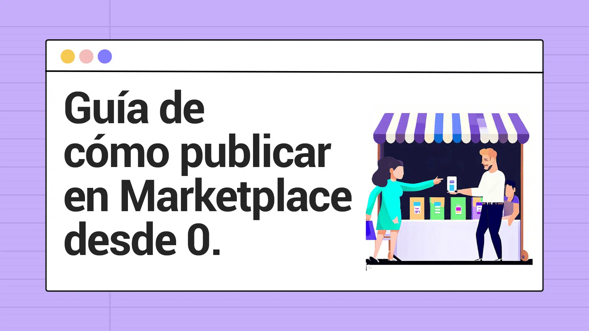 cómo publicar en marketplace